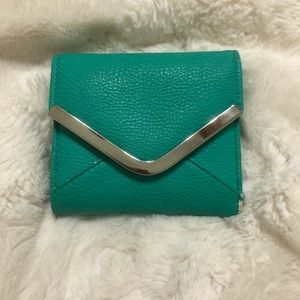 Small green wallet